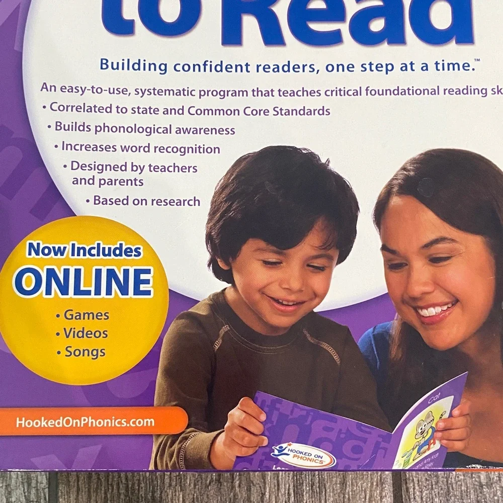 Hooked On Phonics Learn to Read AGES 4-6 Word Families - Picture 2 of 3